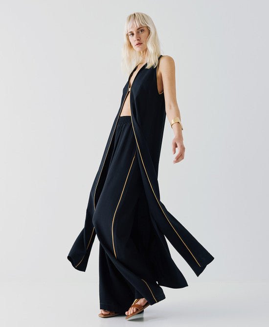 Τουνίκ με μεταλλική λεπτομέρεια -  ACCESS FASHION- M / Black