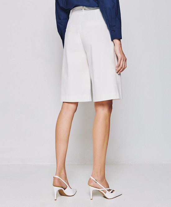 Βερμούδα ψηλόμεση -  ACCESS FASHION- White / 46-White / 50-White / 48
