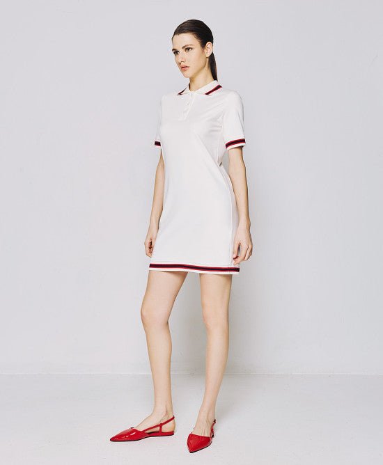 Φόρεμα μίνι με ριπ λεπτομέρειες -  ACCESS FASHION- White / M-White / S