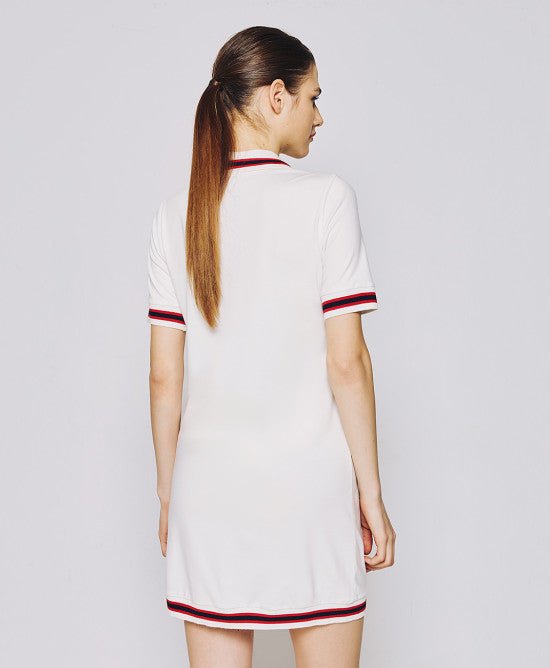 Φόρεμα μίνι με ριπ λεπτομέρειες -  ACCESS FASHION- White / M-White / S