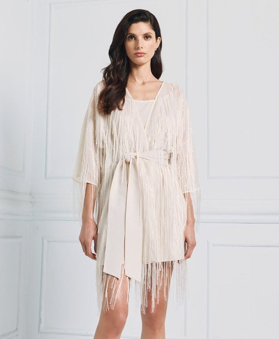 Τουνίκ με κρόσια -  ACCESS FASHION- White / S/M-White / M/L