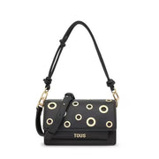 Μικρή τσάντα χιαστί Audree Eyelets σε μαύρο χρώμα/ 2002202951 -  TOUS- Default Title