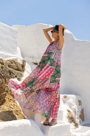 CMANOLO Patchwork Φόρεμα -  C.MANOLO- Geometric / S