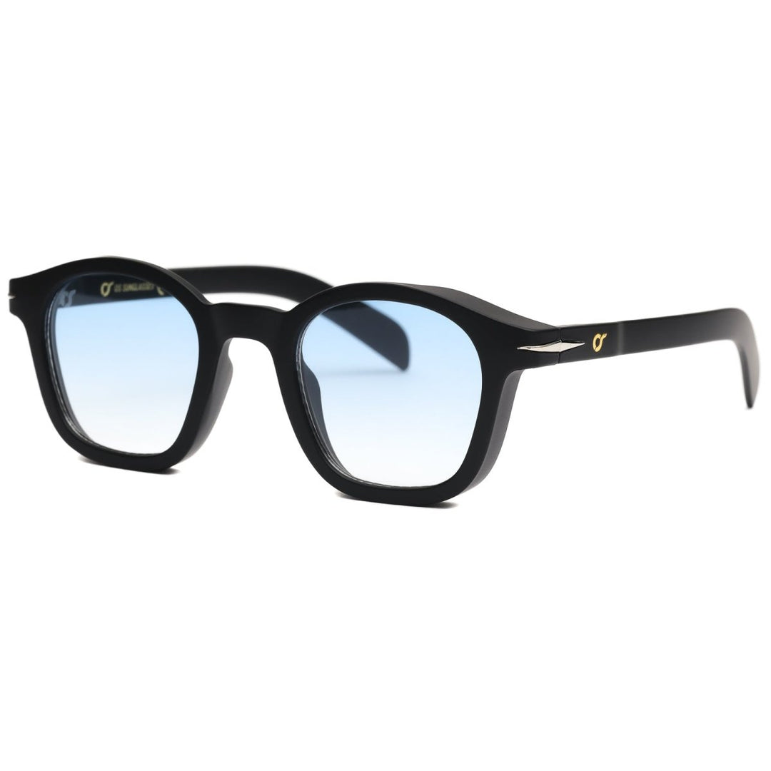 Capri Blue -  OS Sunglasses- Blue / Matte Black