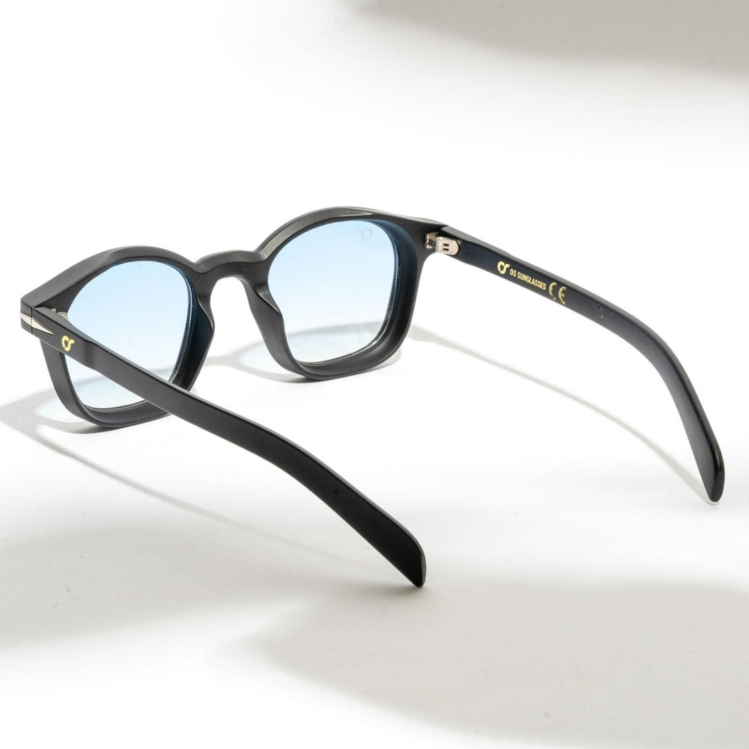 Capri Blue -  OS Sunglasses- Blue / Matte Black