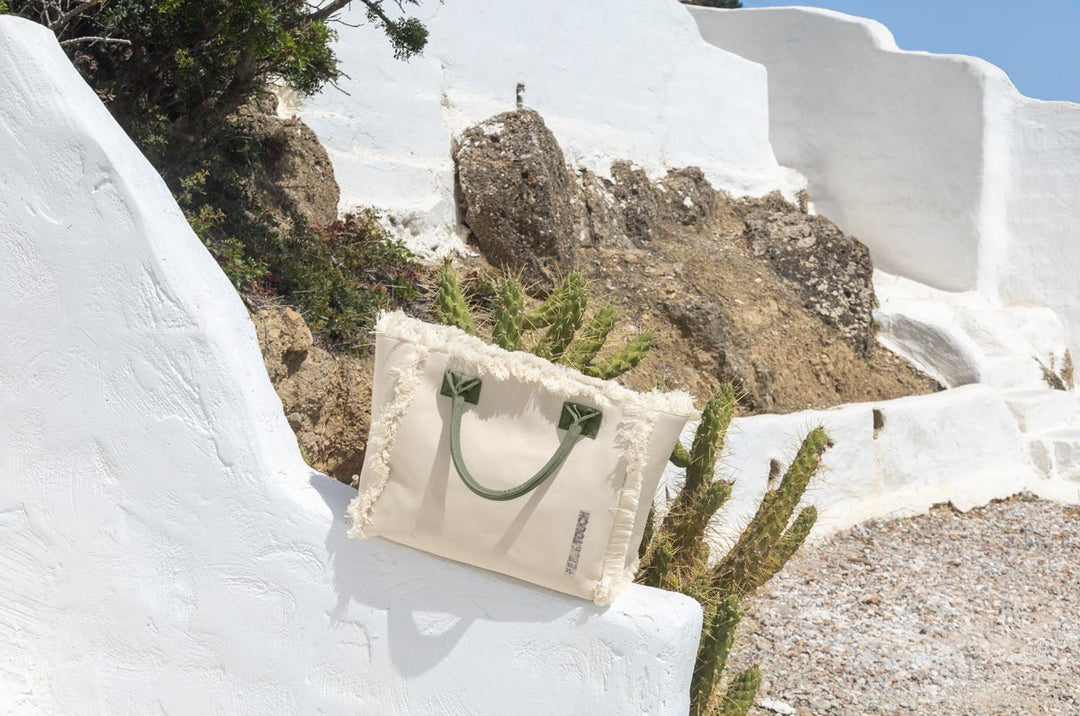 Τσάντα Ώμου Caribbean Ammos - Khaki -  Feel and Touch- Default Title