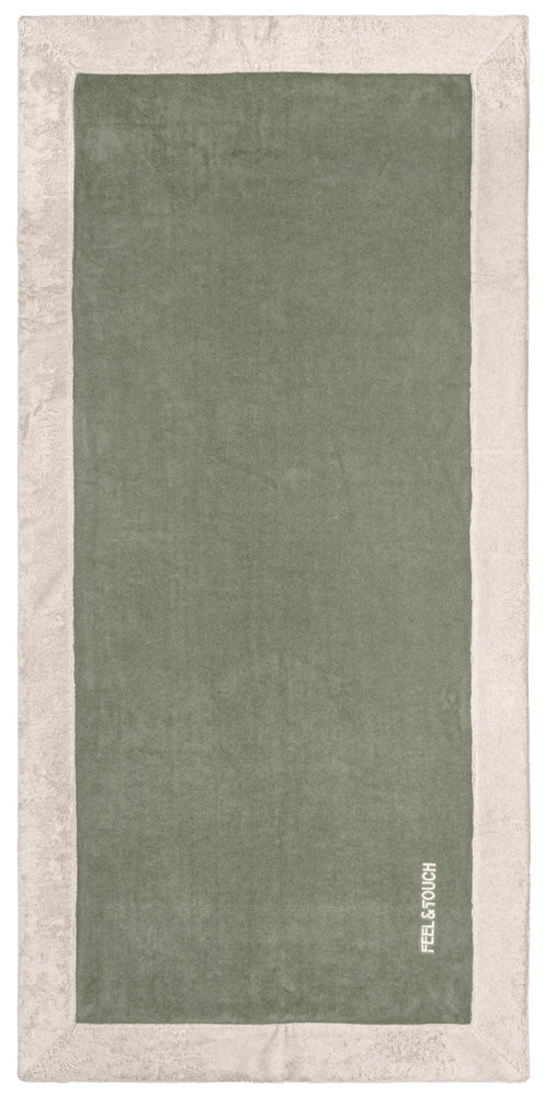Πετσέτα Θαλάσσης Caribbean Khaki 80x170 -  Feel and Touch- Default Title