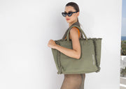 Τσάντα Ώμου Caribbean Khaki -  Feel and Touch- Default Title