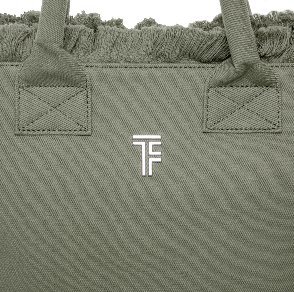 Τσάντα Χειρός Caribbean Khaki -  Feel and Touch- Default Title