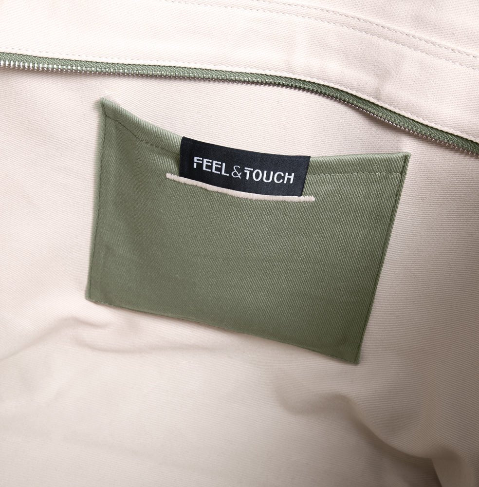 Τσάντα Χειρός Caribbean Khaki -  Feel and Touch- Default Title