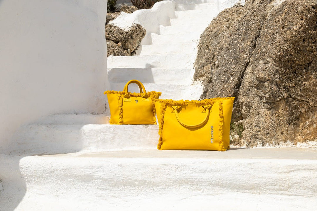 Τσάντα Χειρός Caribbean Mustard -  Feel and Touch- Default Title