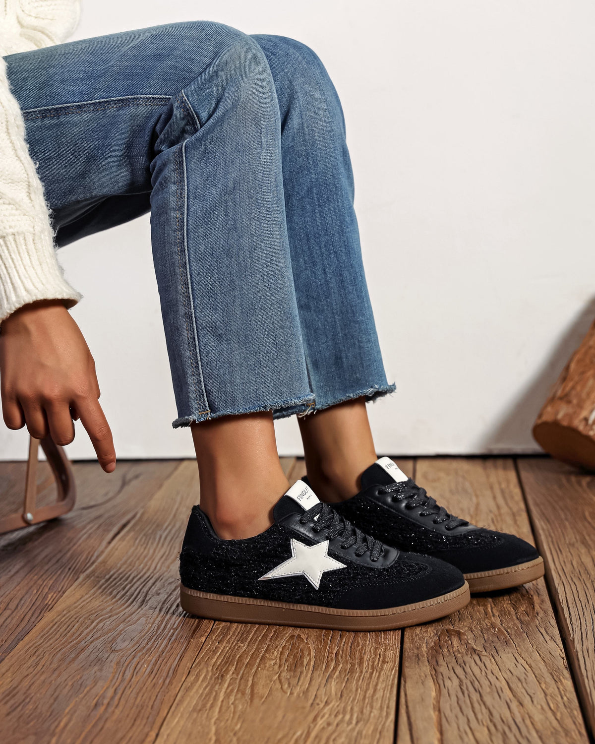 Findlay Tweed Star Sneakers Μαύρο
