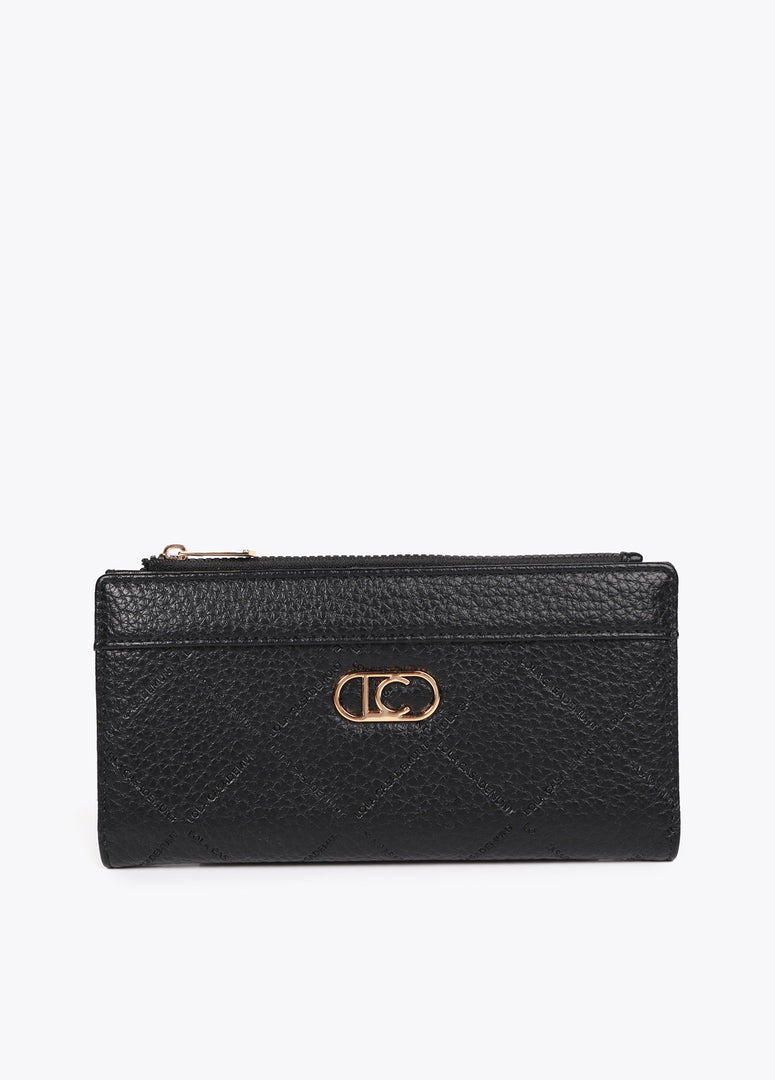 DIAMOND DESIGN MONOGRAM WALLET / LF2512003 -  LOLA CASADEMUNT- Default Title
