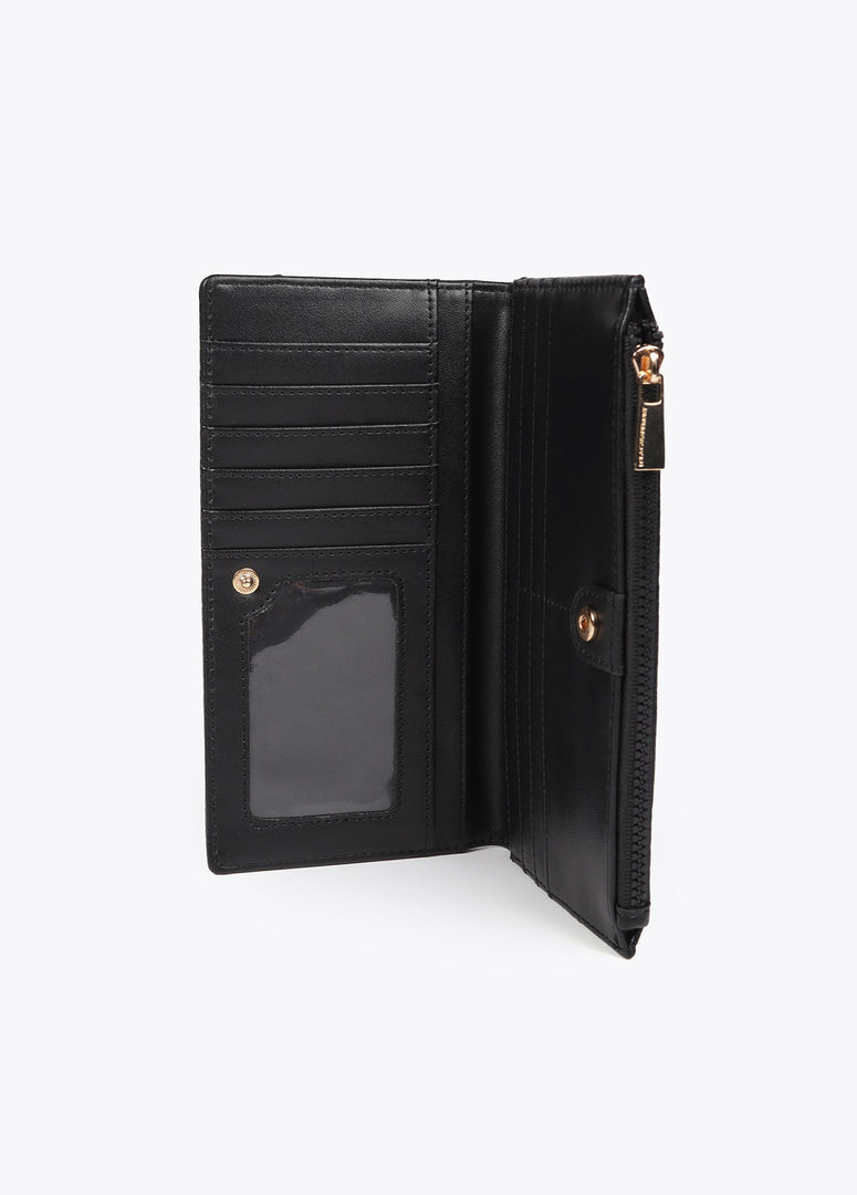 DIAMOND DESIGN MONOGRAM WALLET / LF2512003 -  LOLA CASADEMUNT- Default Title