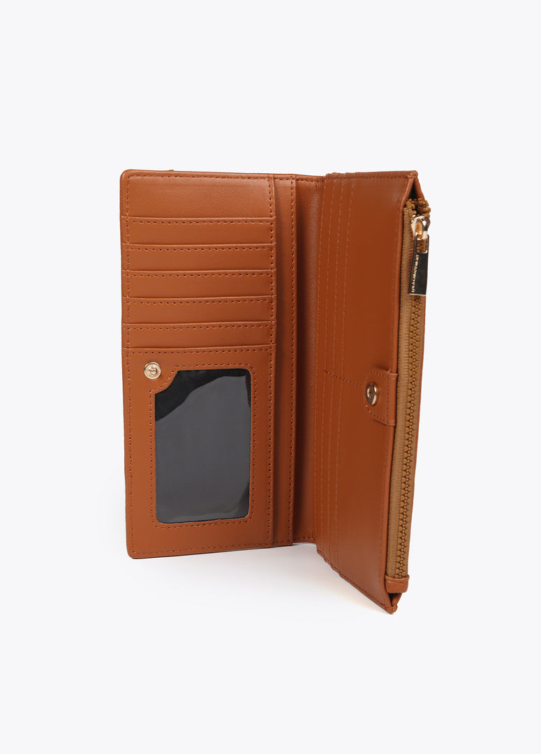 DIAMOND DESIGN MONOGRAM WALLET / LF2512003 -  LOLA CASADEMUNT- Default Title