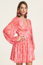 Edit Satin Dress -  5PM- Pink / S-Pink / M