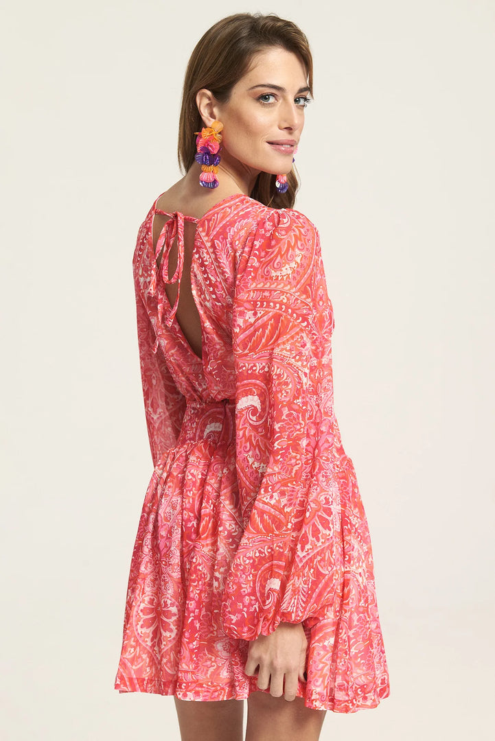 Edit Satin Dress -  5PM- Pink / S-Pink / M
