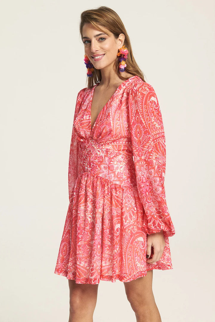 Edit Satin Dress -  5PM- Pink / S-Pink / M