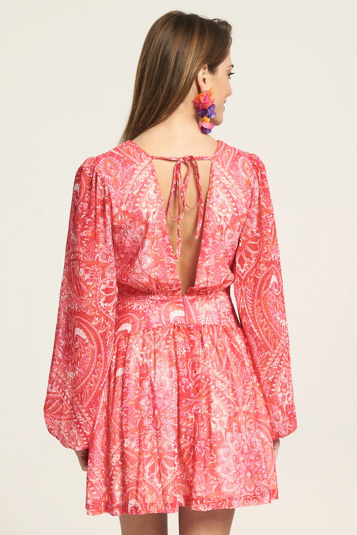 Edit Satin Dress -  5PM- Pink / S-Pink / M