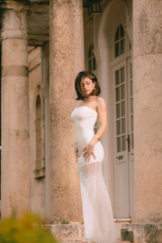 FIVEPM Eve Strapless Butter Yellow Dress -  5PM- Yellow / S-Yellow / M-Yellow / L