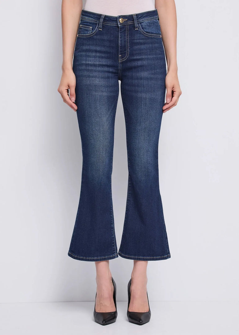 GAUDI Cropped Jean με Flared τελείωμα / 611BD26036 -  GAUDI- Μπλε / 26-Μπλε / 27-Μπλε / 28-Μπλε / 29