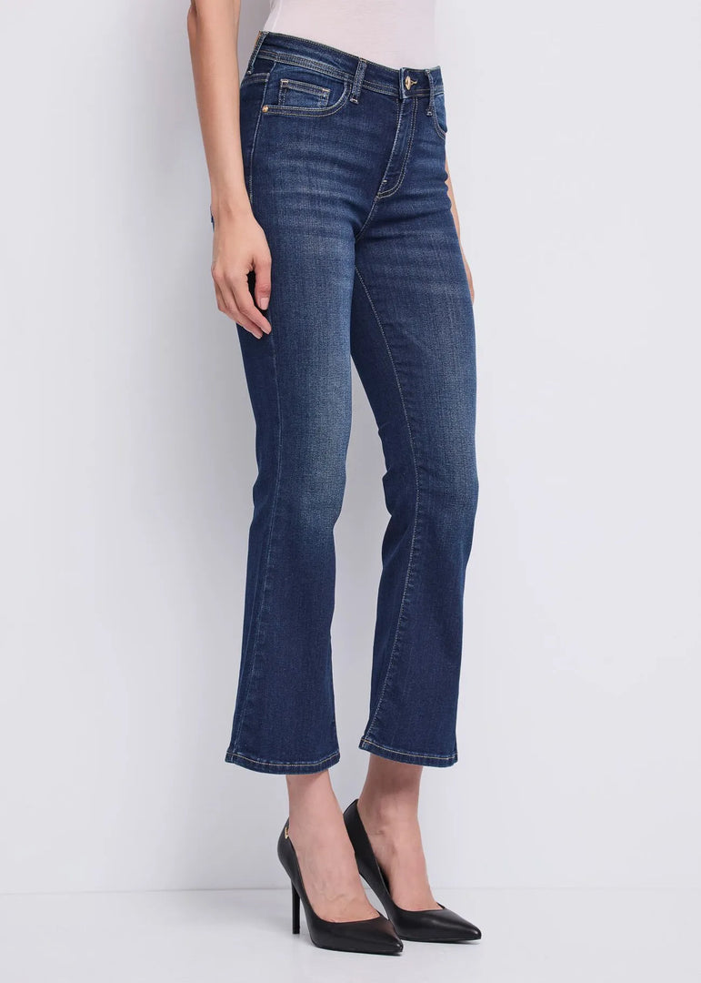 GAUDI Cropped Jean με Flared τελείωμα / 611BD26036 -  GAUDI- Μπλε / 26-Μπλε / 27-Μπλε / 28-Μπλε / 29