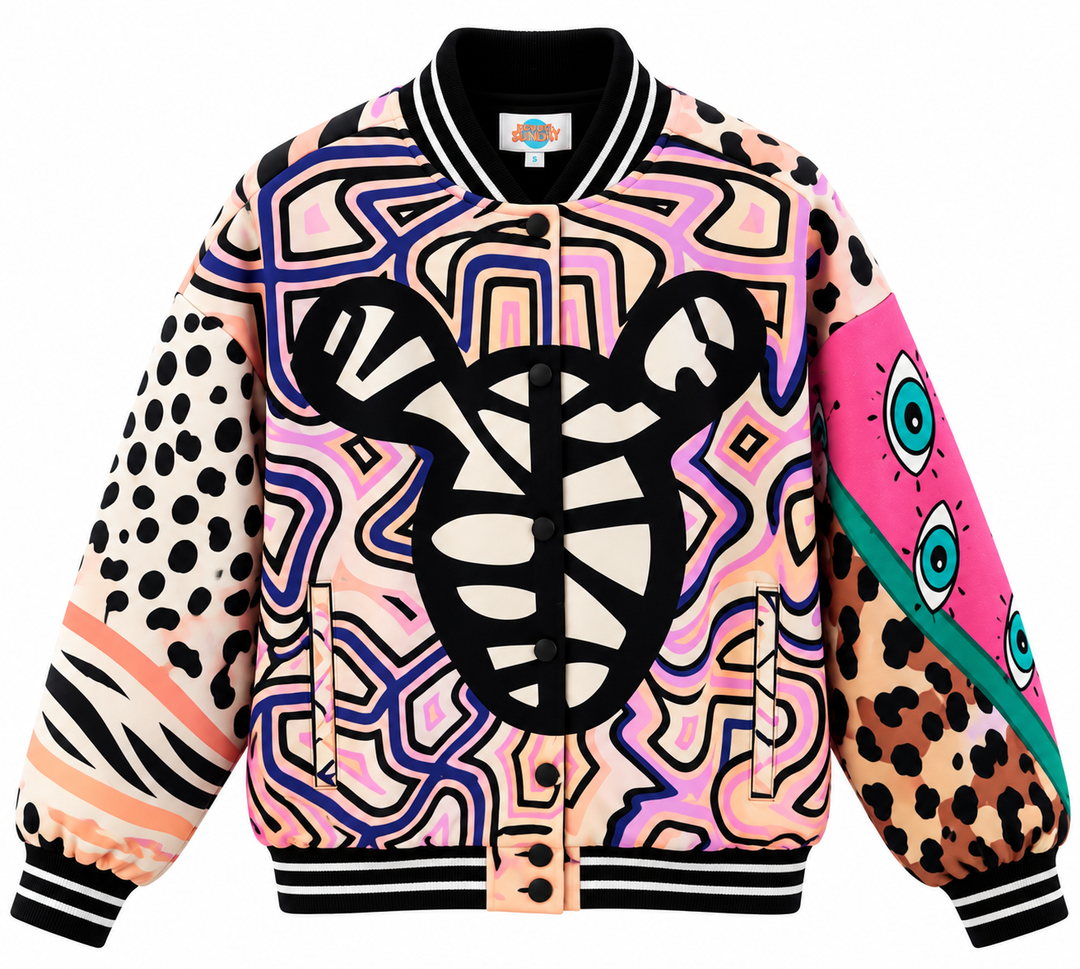 NEVER ON SUNDAY Graphic Cardigan με Mixed Prints