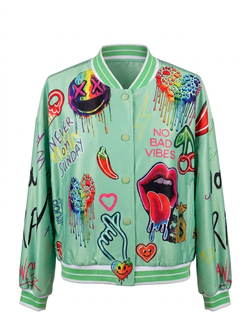 NEVER ON SUNDAY That's Wild Jacket Πράσινο