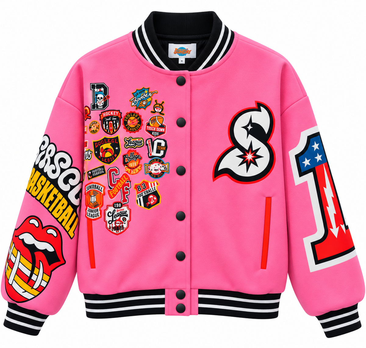 Never On Sunday Jacket Graphic Print
