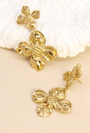 Florea Gold Σκουλαρίκια -  Love Boutique- Default Title