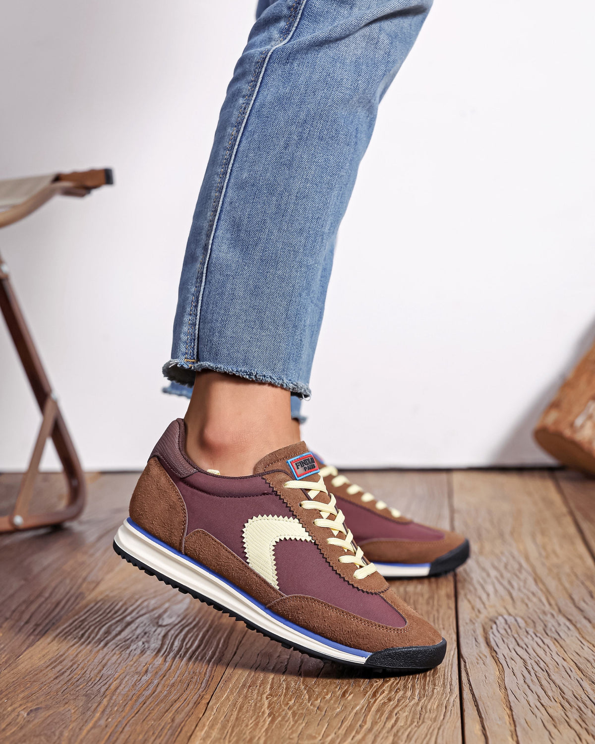 Findlay Suede Sneakers Wine
