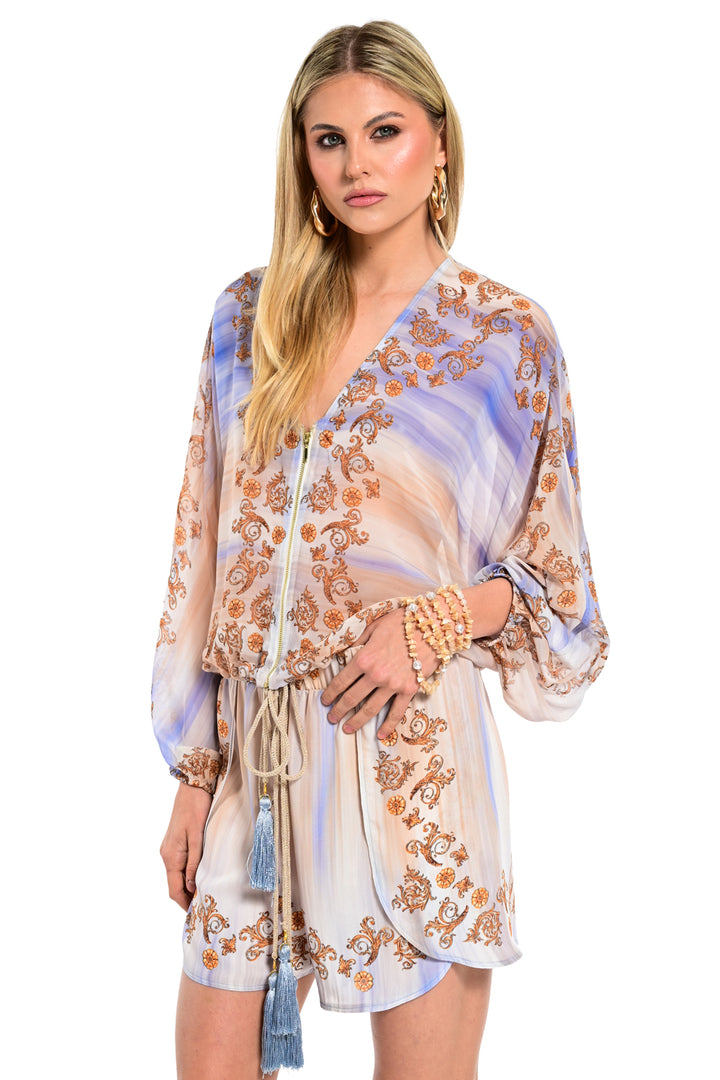 WE COSS Σορτς Royal Print