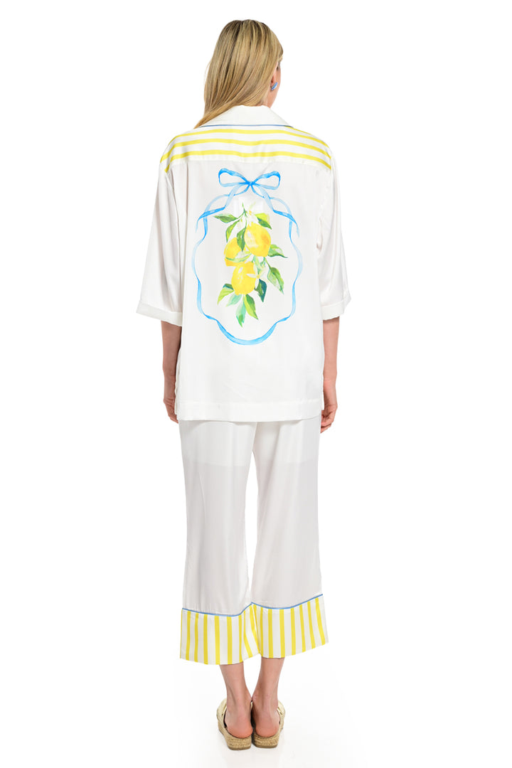 WE COSS Πουκάμισο Lemon Breeze
