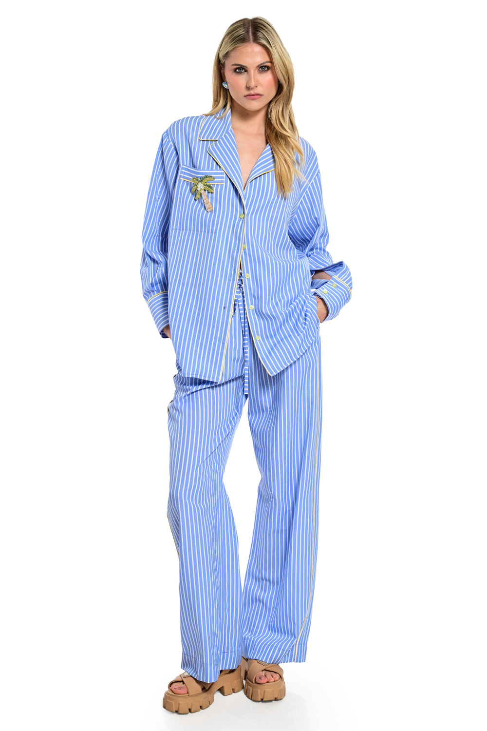 WE COSS Blue Riviera Shirt