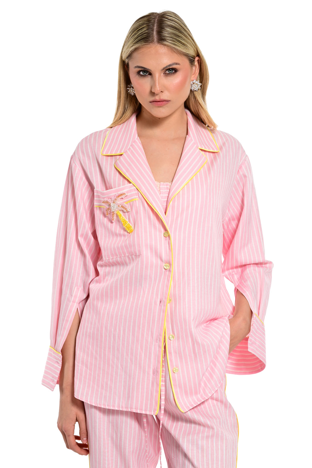 WE COSS Pink Riviera Shirt