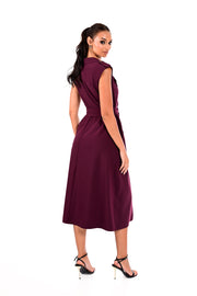 Midi Φόρεμα Blazer Style με ζώνη /25142014