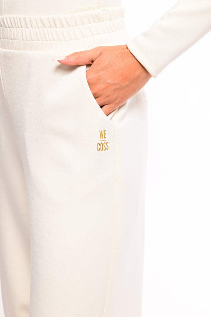 Παντελόνα Φουτερ Soft Elegance /25141006 -  WE COSS- OFF-WHITE / S-OFF-WHITE / M-OFF-WHITE / L
