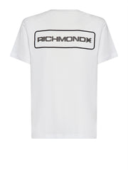 John Richmond T-shirt Λευκό με Logo Πλάτης -  JOHN RICHMOND- Λευκό / XS-Λευκό / S-Λευκό / M-Λευκό / L