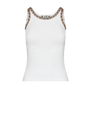 John Richmond Top Λευκό με Strass Λεπτομέρειες -  JOHN RICHMOND- Λευκό / XS-Λευκό / S-Λευκό / M