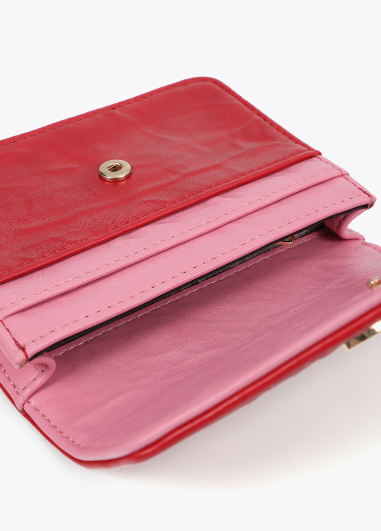 LC LINED PURSE AND KEY CHAIN / LF2513006 -  LOLA CASADEMUNT- Default Title