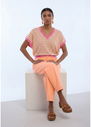 LOLA CASADEMUNT Carrot Jeans Fluorescent -  LOLA CASADEMUNT- Πορτοκαλί / XS-Πορτοκαλί / S-Πορτοκαλί / M-Πορτοκαλί / L