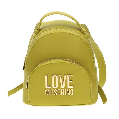 LOVE MOSCHINO/Backpack Lime με χρυσό logo/JC4105PP1HLI0 -  LOVE MOSCHINO- Default Title
