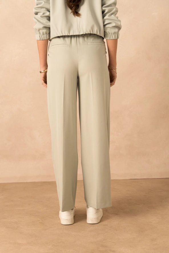 Lulumary Παντελόνι με Σούρες -  LULUMARY- Light Green / S-Light Green / M-Light Green / L