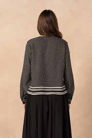 Lulumary Polka Dot Πουκάμισο -  LULUMARY- Black / S-Black / M-Black / L