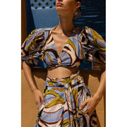 MIKA TOP COTTON -  NEMA RESORTWEAR- Green / M-Green / L-Green / S