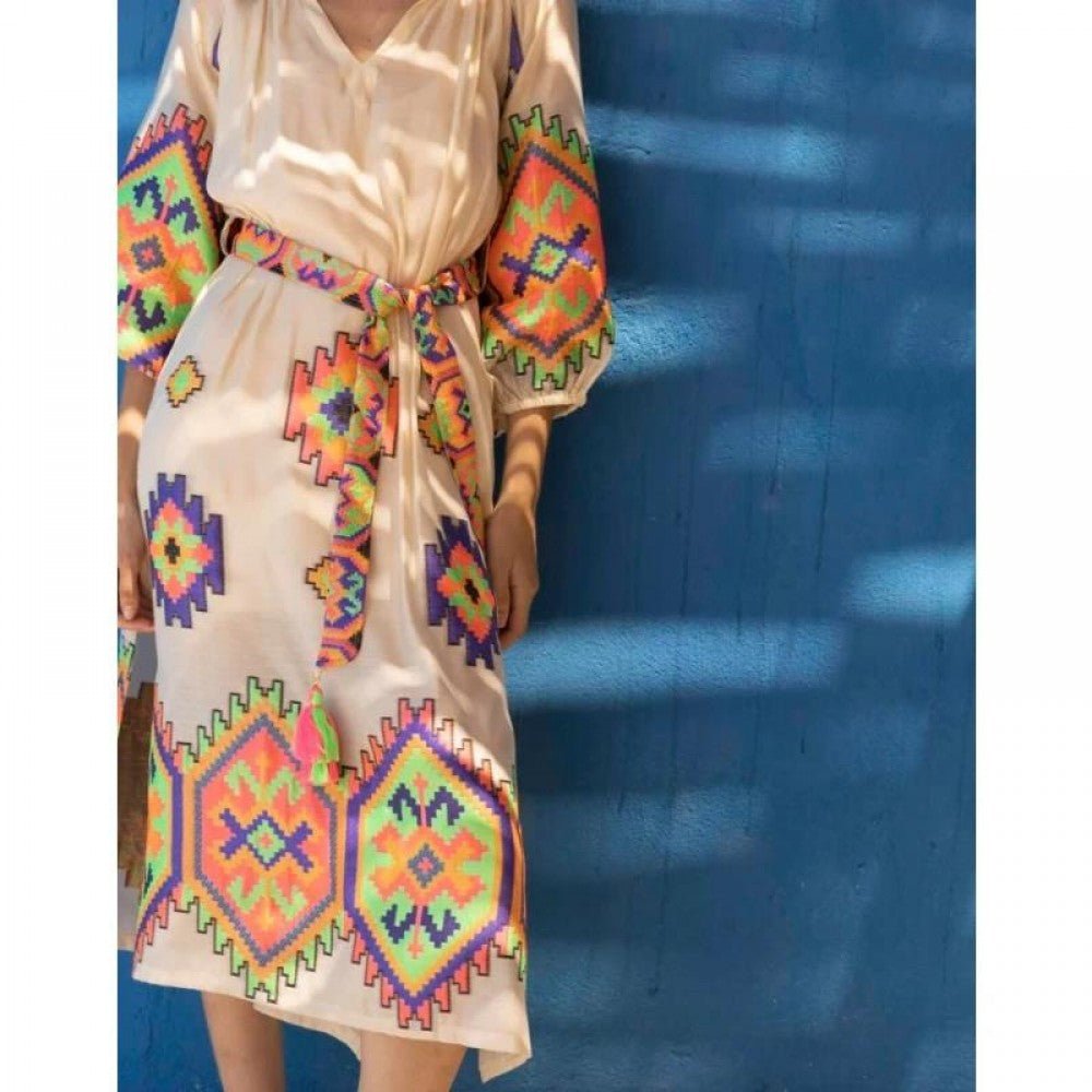 Maxi Φόρεμα Xanthe -  NEMA RESORTWEAR- Beige / M-Beige / L-Beige / XL-Beige / S
