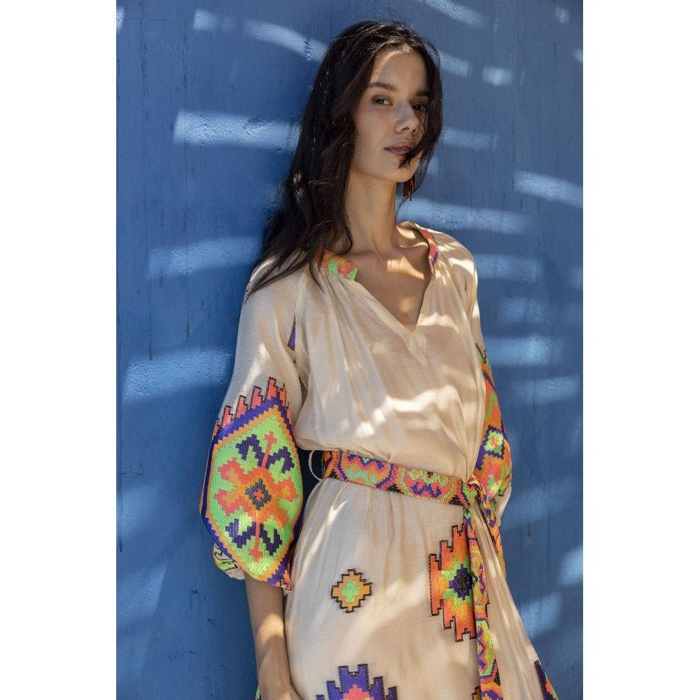 Maxi Φόρεμα Xanthe -  NEMA RESORTWEAR- Beige / M-Beige / L-Beige / XL-Beige / S