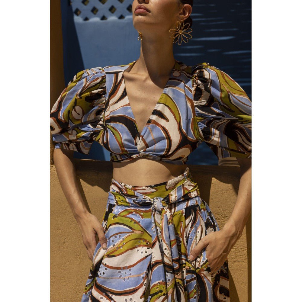 Mika Cotton Φούστα -  NEMA RESORTWEAR- L / Green-M / Green-S / Green