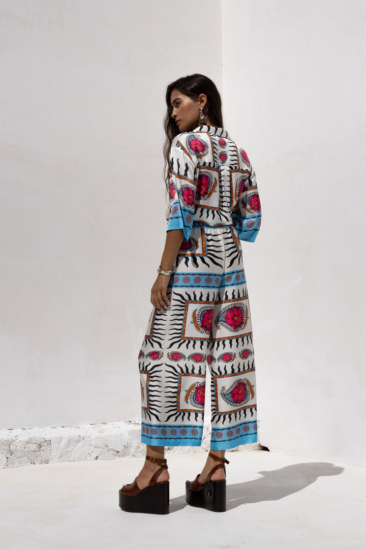 NEMA RESORTWEAR Drift Pants -  NEMA RESORTWEAR- Geometric / S-Geometric / M-Geometric / L
