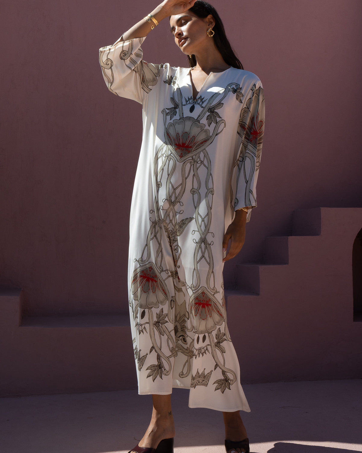 NEMA RESORTWEAR ROYAL BLOOM Φόρεμα